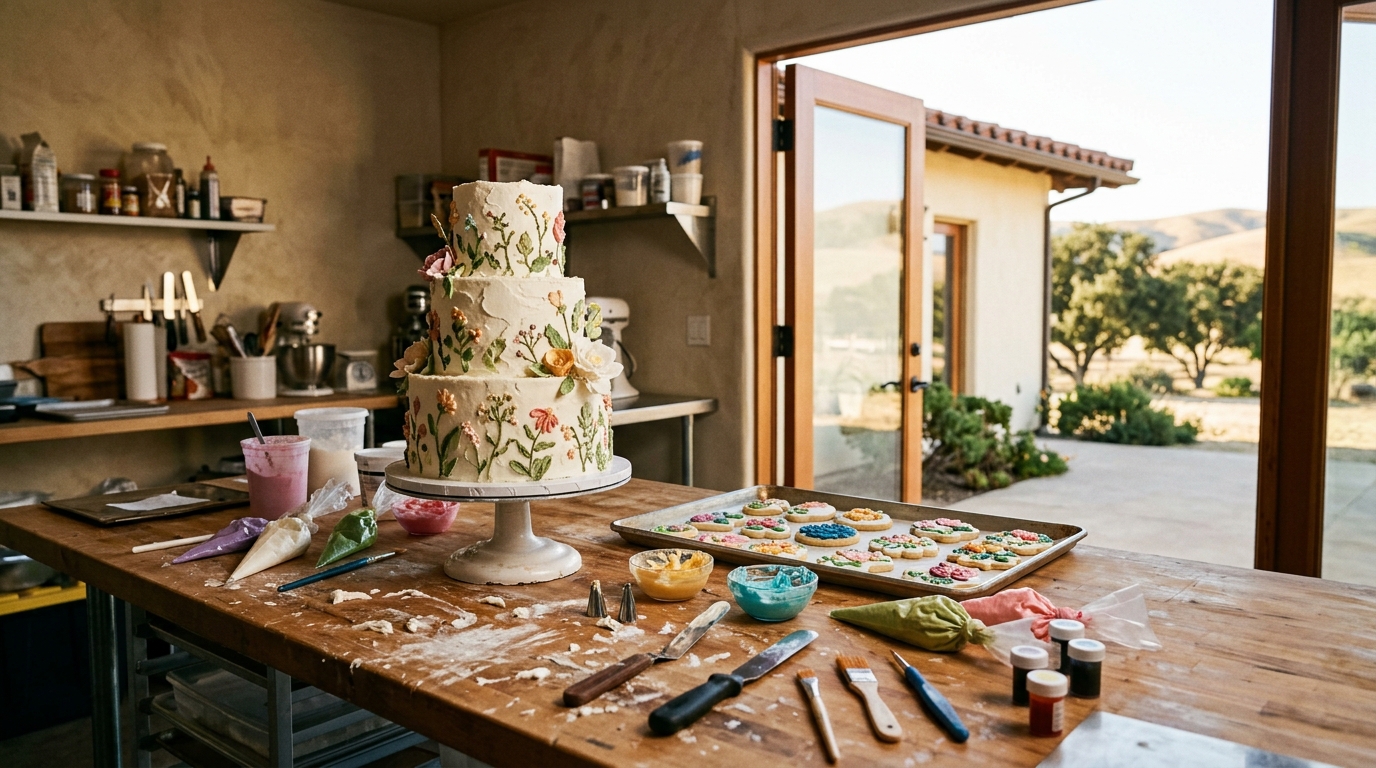Wildflower cake — Birthday